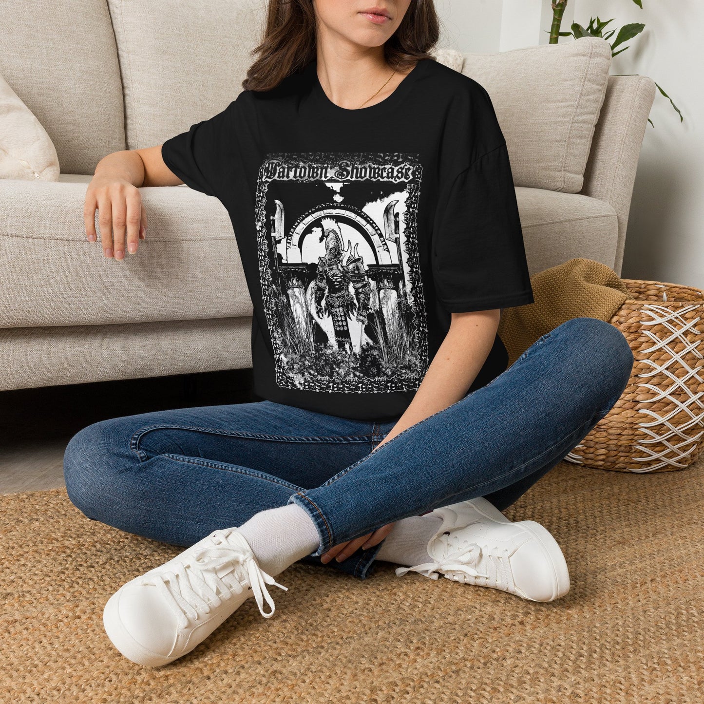 Mythic Knight Graphic T-Shirt — Vintage Archway Horseman Illustration